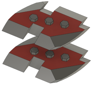 400 mm zobaino asmeņu komplekts DF SC600